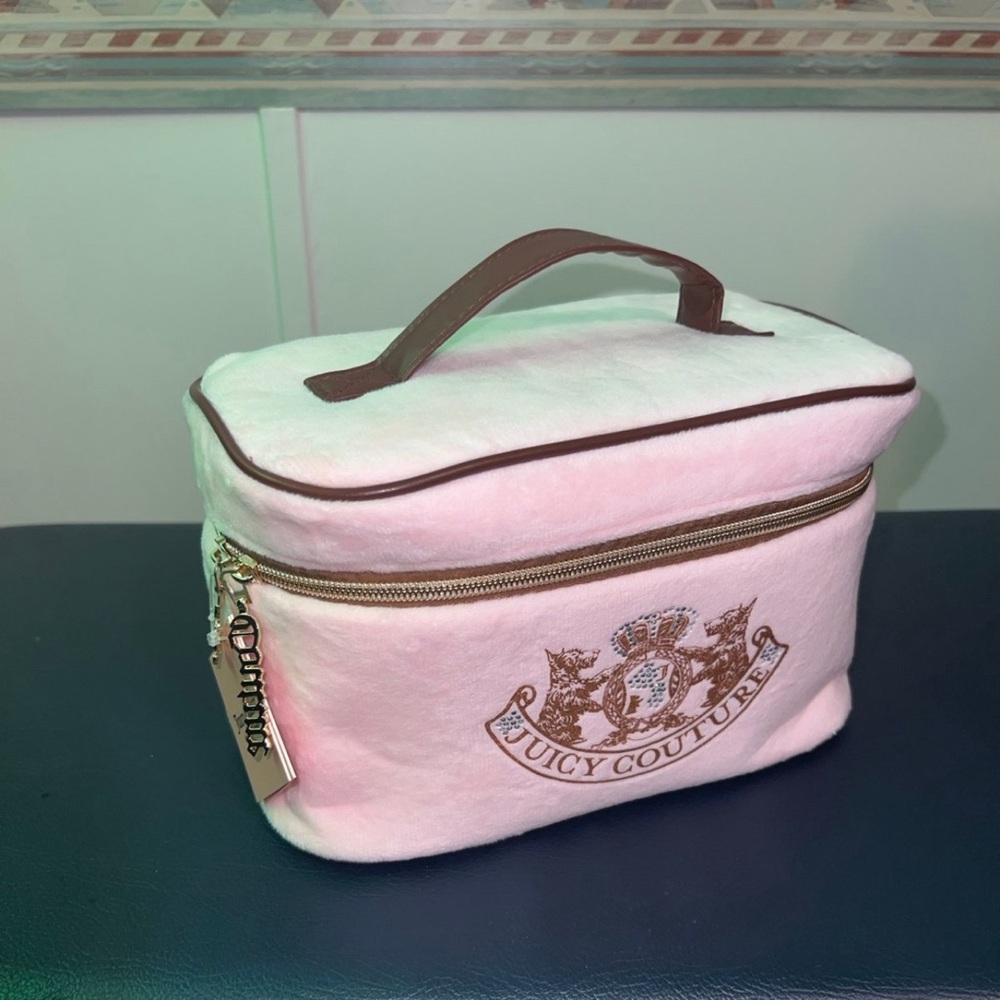 Juicy Couture pink cosmetic bags